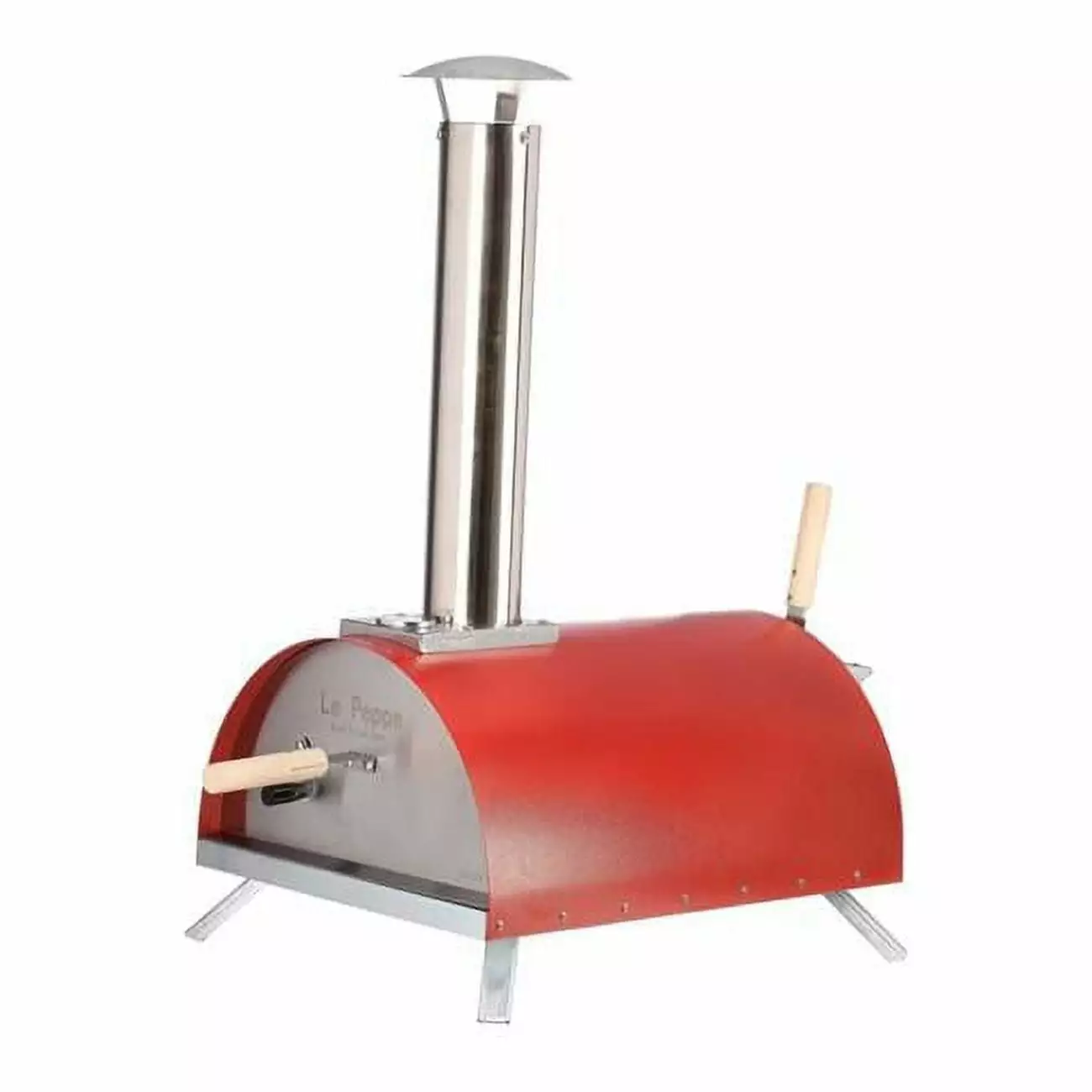 WPPO Le Peppe Travel-friendly Wood Fired Pizza Oven Red