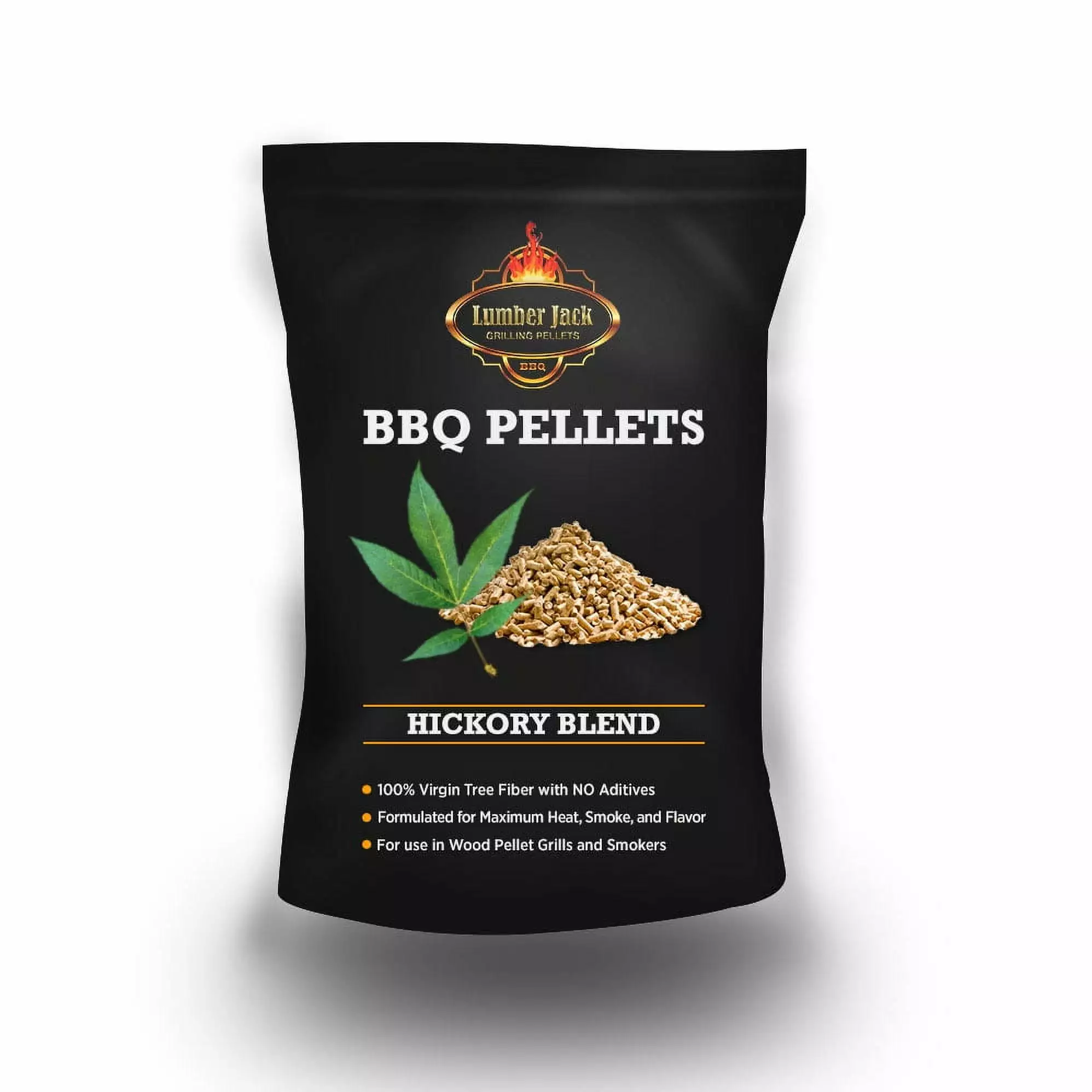Lumber Jack Hickory Blend BBQ Grilling Pellets Smokers and Pellet Grills 10