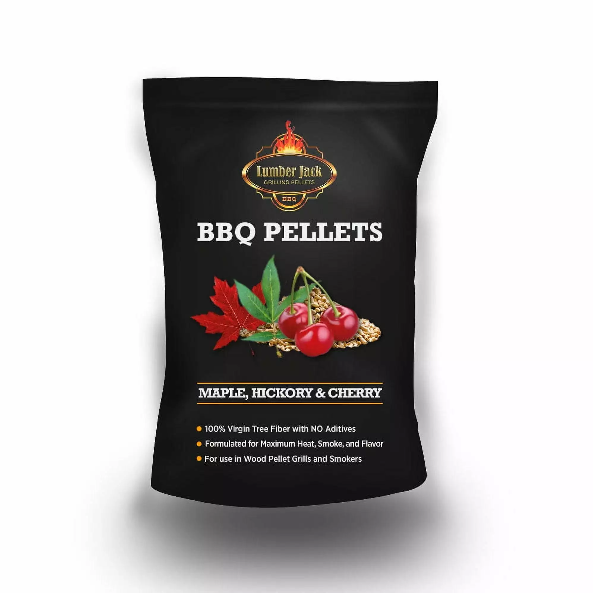 Lumber Jack Maple-Hickory-Cherry Competition Blend BBQ Grilling Pellets - Premium Hardwood Pellets Smokers and Grills 10