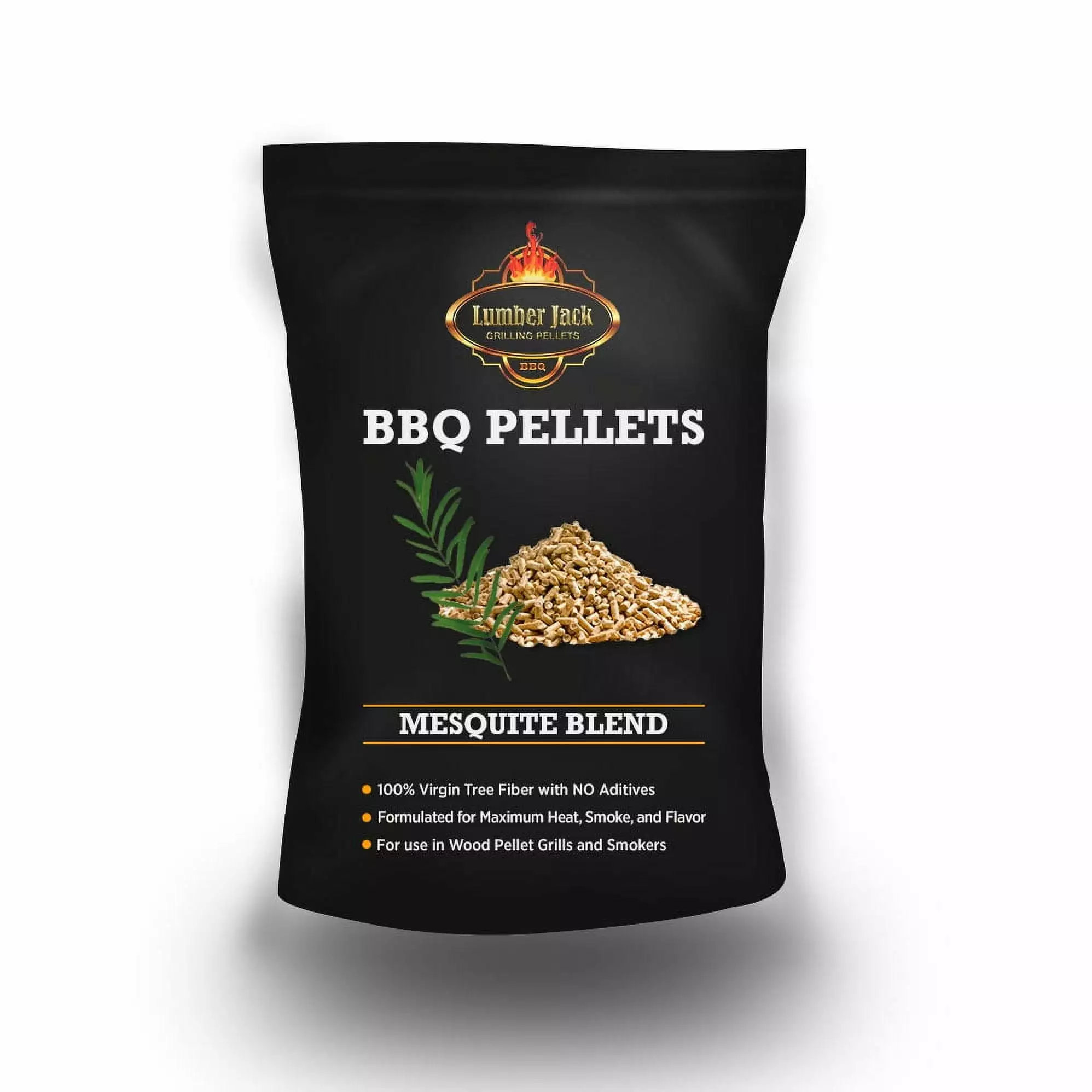 Lumber Jack Mesquite Blend BBQ Grilling Pellets - Premium Hardwood Pellets Smokers and Grills 10