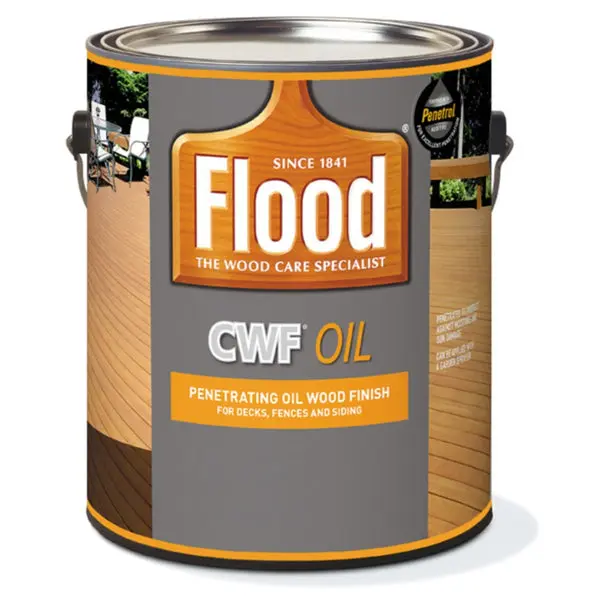 Flood FLD448/01 CWF Oil Wood Stain Gallon Outdoor Wood Protection
