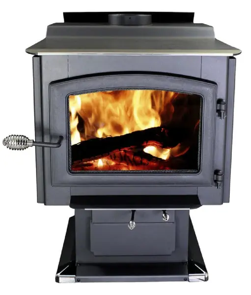 US Stove AW3200E-P Ashley Freestanding Large Pedestal Wood Stove 152000 BTU